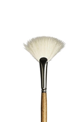 6 Stem MULTI HAKE Japanese Style Potter's Brush 1.5