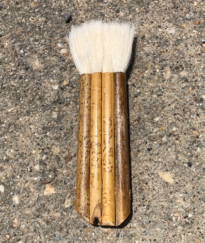 4 Stem MULTI HAKE Japanese Style Potter's Brush 1