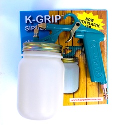 K-Grip SIPHON SPRAY GUN with Plastic Bottle