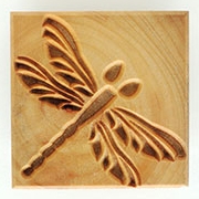 MKM Stamps4Clay - Large Square #05 (Dragonfly)
