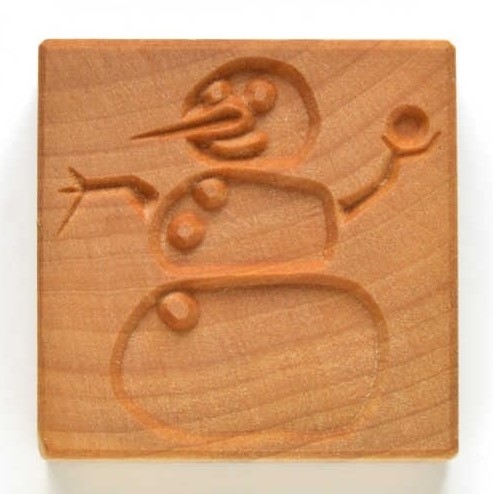 MKM Stamps4Clay - Large Square 46: Snowman