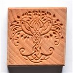 MKM Stamps4Clay - Large Square #92 (Celtic Tree)