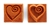 MKM Stamps4Clay - Medium Square #142 (Heart with curl)
