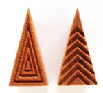 MKM Stamps4Clay - Med tall triangle stamp #2
