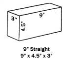 G-23 Soft Brick IFB Insulating Firebrick Straights-3" : 10 Pack : Delivered Price