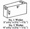 NC23W1: G-23 Soft Brick IFB Insulating Firebrick WEDGES #1