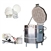 Olympic FREEDOM 2323HE KILN PACKAGE: Cone 10, Electronic Control with Vent, Furniture Kit and More!