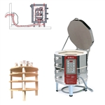 Skutt Kiln KM818-3 Package with Vent and Furniture Kit