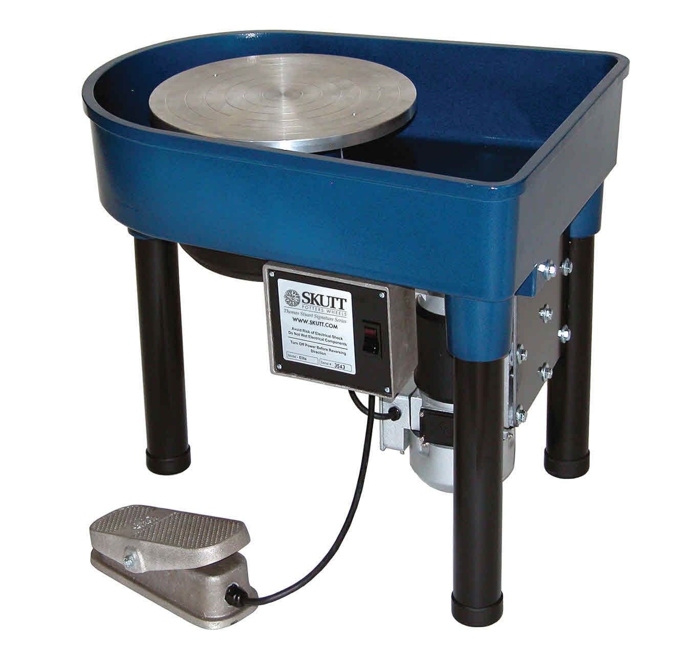 Skutt "Elite" Electric Potter's Wheel with SSX 1/2 hp, built-in pan