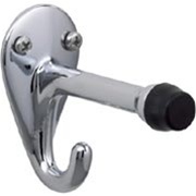 Door Bumper Hook- Chrome-plated brass