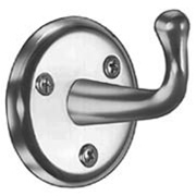 Hook - Bright chrome, exposed mount