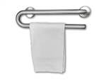 Grab Bar with Towel Bar - 24 Inch