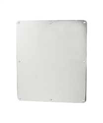 One Piece Security Mirror - 12" by 14" Frameless Exposed Mounting