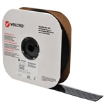 VELCRO Brand 191195 Tape On A Roll Pressure Sensitive Acrylic Adhesive Loop - 2 Inch x 25 Yards - Black