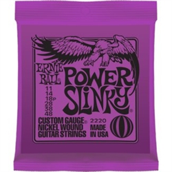 Ernie Ball 2220 Power Slinky Nickel Wound Electric Guitar Strings - 11-48 Gauge