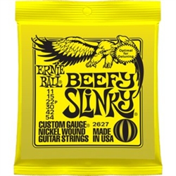 Ernie Ball 2627 Beefy Slinky Nickel Wound Electric Guitar Strings - 11-54 Gauge