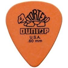 Jim Dunlop 418R-60 Tortex Orange 0:60 mm, bag of 72