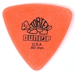 Jim Dunlop Tortex Triangle .60MM Orange, bag of 72
