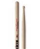 Vic Firth 5ABRL American Classic 5A Barrel Tip Hickory Drumsticks Wood Tips