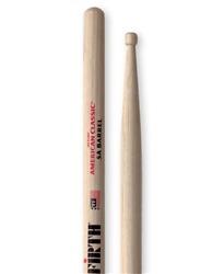 Vic Firth 5ABRL American Classic 5A Barrel Tip Hickory Drumsticks Wood Tips