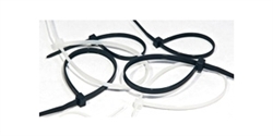 Bay State Cable Ties 6 Inch Black Cable (Zip) Ties - 100 ea.