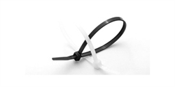 Bay State Cable Ties 8 Inch Black Cable (Zip) Ties - 100 ea.