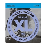 D'Addario EXL116 Nickel Wound, Medium Top/Heavy Bottom, 11-52