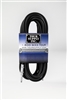 Tour Supply Pro Guitar Cable Black Cable (2) 1/4 Inch Nickel Plated Connectors - 30 Feet