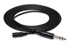 HOSA MHE-310  10 ft Headphone Adapter Cable 3.5 mm TRS to 1/4 in TRS