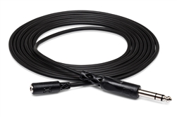 HOSA MHE-310  10 ft Headphone Adapter Cable 3.5 mm TRS to 1/4 in TRS