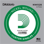 D'Addario  Single XL Nickel Wound 028