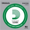 D'Addario  Single XL Nickel Wound 056