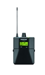 Shure P3RA  PSM300 Professional Wireless Bodypack Receiver - J13 (566.175 - 589.850 MHz)