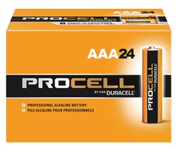 Duracell Procell AAA Batteries - PC2400 - Sold in Boxes of 24