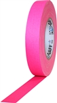 Pro Tapes 1 Inch x 50 Yards Pro Gaff Tape - Fluorescent Pink