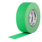 Pro Tapes 2 Inch x 50 Yards Pro Gaffer Tape - Fluorescent Green