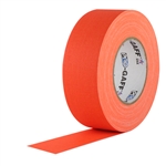 Pro Tapes 2 Inch x 50 Yards Pro Gaffer Tape - Fluorescent Orange