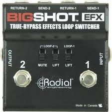 Radial Engineering BigShotï¾™ EFX true bypass effects switcher