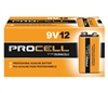Duracell Procell 9 Volt Batteries - PC1604 - Sold in Boxes of 12
