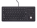 iKey Keyboard Integrated Trackball (USB) (Black) | DU-5K-TB-USB