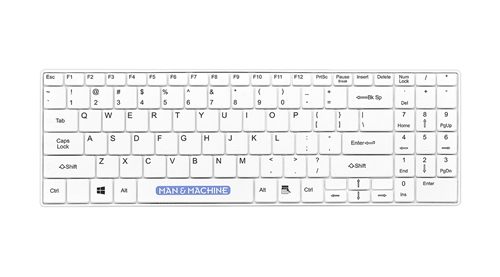 Used for Infection Control & Equipment Protection, the Its Cool Keyboard Compact Washable Keyboard ITSC-W5 can be cleaned by washing with soap and water, sanitized or disinfected.