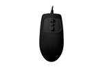 Used for Infection Control & Equipment Protection, the Mighty-Mouse-5 Full-size Optical 5-Button Mouse MM-B5 can be cleaned by washing with soap and water, sanitized or disinfected.