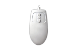Used for Infection Control & Equipment Protection, the Mighty-Mouse-5 Full-size Optical MagFix Mouse MM-MAG-W5 can be cleaned by washing with soap and water, sanitized or disinfected.