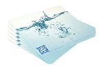 Used for Infection Control & Equipment Protection, the WetKeys "Flexible Repositionable Ultra-thin" Mouse Pad MPWKR-5 can be cleaned by washing with soap and water, sanitized or disinfected.