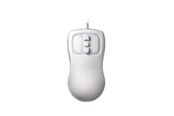 Used for Infection Control & Equipment Protection, the Petite-Mouse Compact Optical 5-Button Mouse PM-MAG-W5-LT can be cleaned by washing with soap and water, sanitized or disinfected.