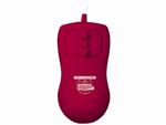 Used for Infection Control & Equipment Protection, the E-Cool Petite-Mouse Compact Optical Red Mouse PM-R5 can be cleaned by washing with soap and water, sanitized or disinfected.
