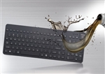 Used for Infection Control & Equipment Protection, the Really-O-Cool Oil Resistant Waterproof Keyboard  ROC-B5 can be cleaned by washing with soap and water, sanitized or disinfected.