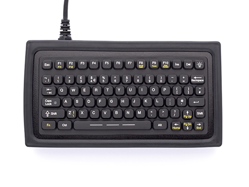 iKey Compact Mobile Keyboard (PS2) (Black) | SL-75-PS2