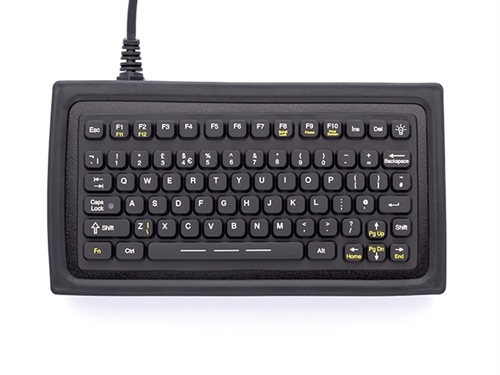 iKey Compact Mobile Keyboard (USB) (Black) | SL-75-USB