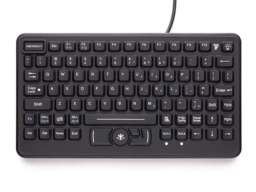 iKey Mountable Keyboard Touchpad (PS2) (Black) | SL-86-911-FSR-PS2